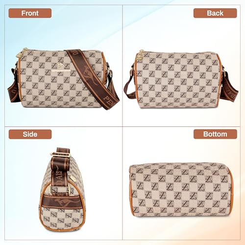 Image of Storite Women's Crossbody Sling Bag | Faux Leather | Zipper Closure | Adjustable Strap