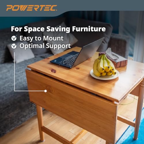 POWERTEC 71426 Metal Drop Leaf Table Supports – Set of 2 by POWERTEC - Image 5