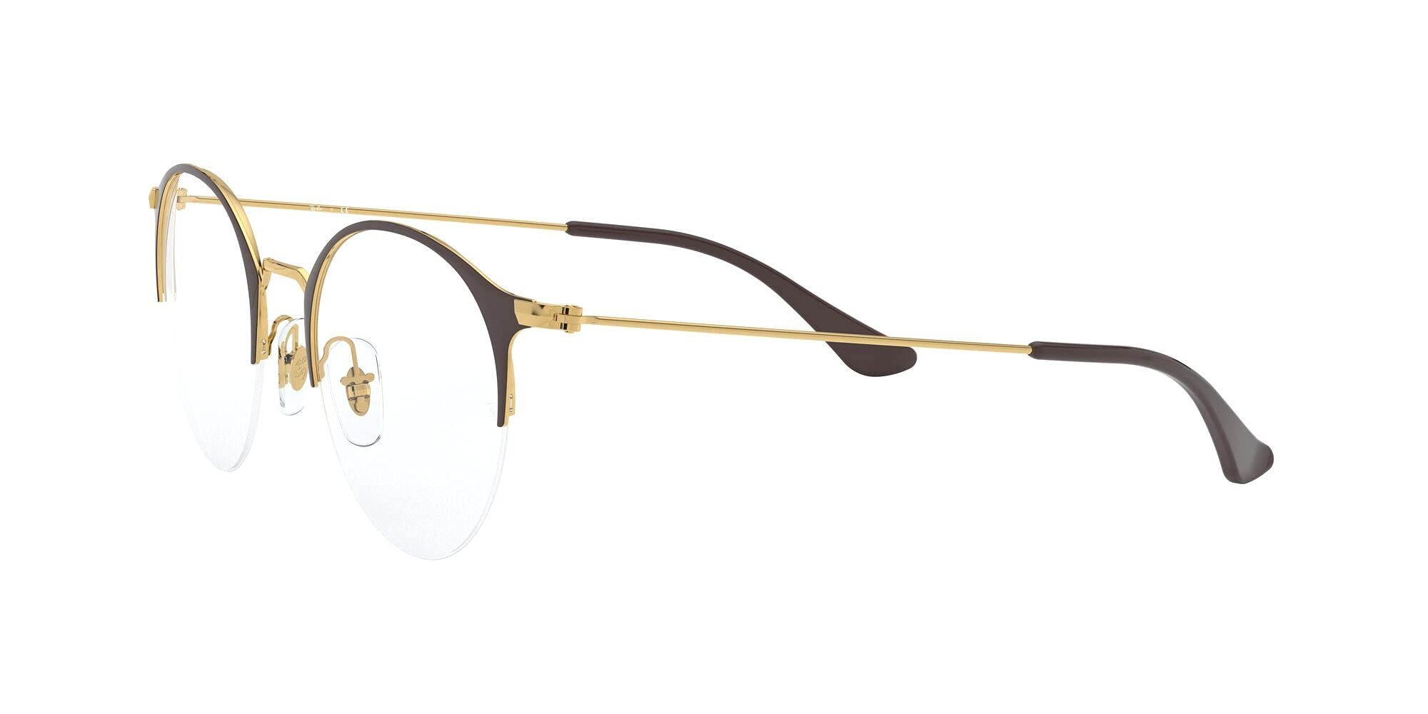 Ray-Ban RX3578V Glasses in Gold Shiny Brown RX3578V 2905 48