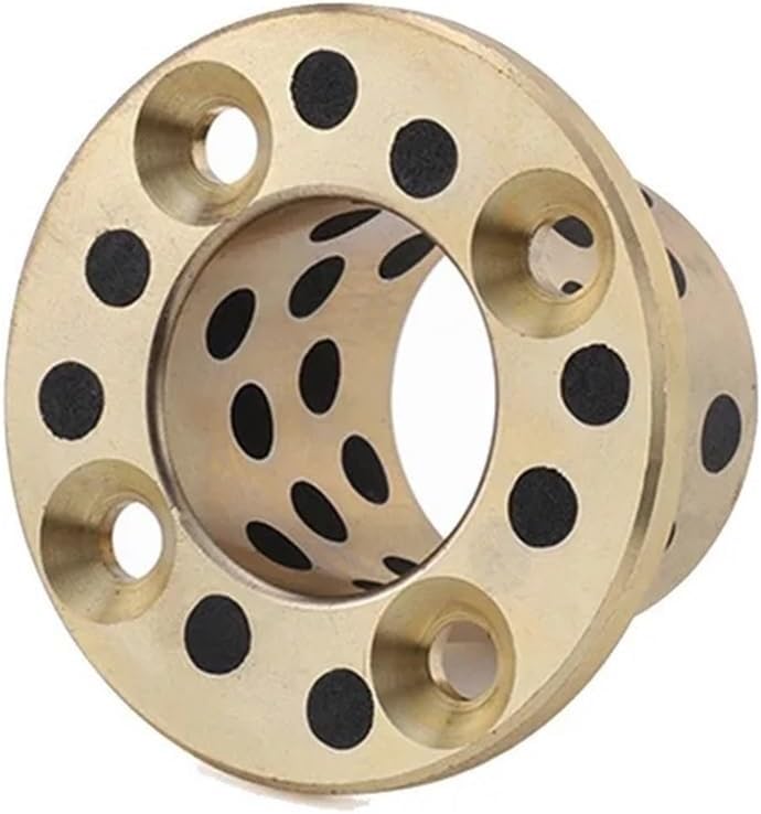 1pcs MPSZ30/35mm Inside Diameter Flat Head Bolt Thrust Flanged Brass Impregnated Graphite Oilless Bushing Linear(30x38x40-60x5)