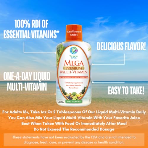 Tropical Oasis 788454267216 Mega Premium Liquid Multivitamin thumb #3