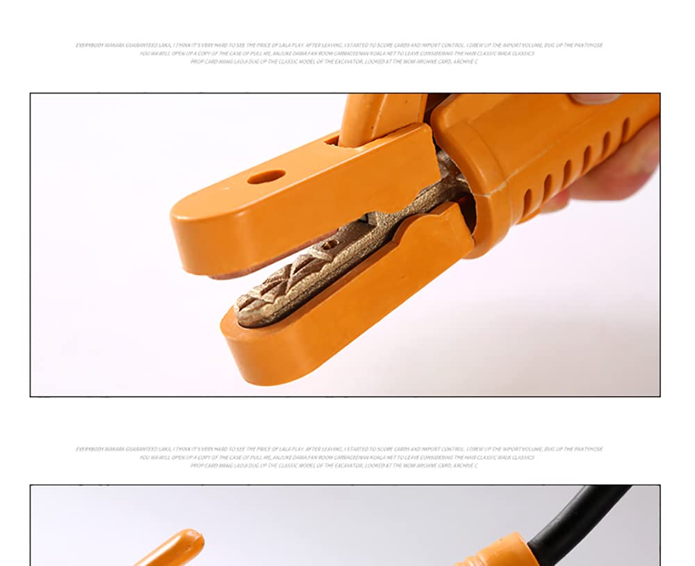16mm2 300a de Soldadura a Tierra Pinza de Tierra Clip Set Para Mig Tig Arc Máquina de Soldadura, Portaelectrodos 5m de Cable + Pinza de Tierra 3m de Cable