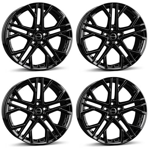 4x Oxigin llantas XV 8.5x19 ET45 5x112 black glossy
