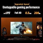 Moniteur ASUS TUF Gaming Series 5 23,8 po 1080P (VG249Q5A) - Full HD, Fast-IPS, 200Hz, 0,3ms, Compatible G-SYNC, FreeSync Premium, Synchronisation de flou de mouvement extrême, 99% sRGB, IA de jeu, Garantie de 3 ans