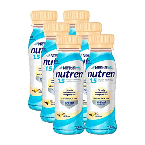 Nutren 1.5 200ml - Sabor Baunilha - Kit com 6 - Nestlé…