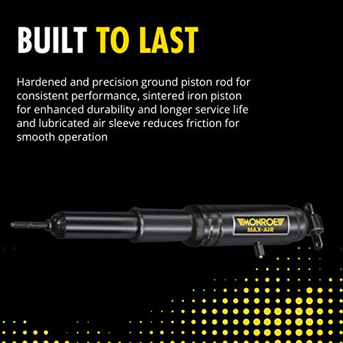 Image of DRiV Monroe Air Shock Absorber - MA822 - Adjustable Shocks Maintain Ride Height - Heavy-Duty Construction With Lubricated Air Sleeve - Better Road Handling & Easy to Adjust