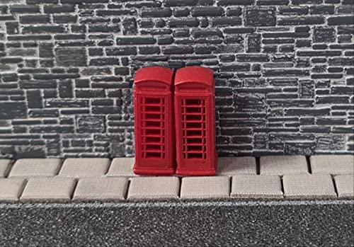 Kestrel GMKD77 Telephone Boxes 2pcs (Pre-Built), Multicolor, Medium