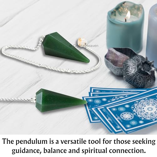 Image of Dark Green Aventurine Pendulum Dowsing Tool