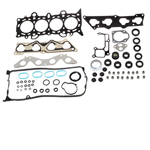 Vincos Head Gasket Set With Head Bolts Hs26236Pt-2 Compatible With Civic Dx Lx 2001-2005 Vtec D17A1 1.7L #TOP1