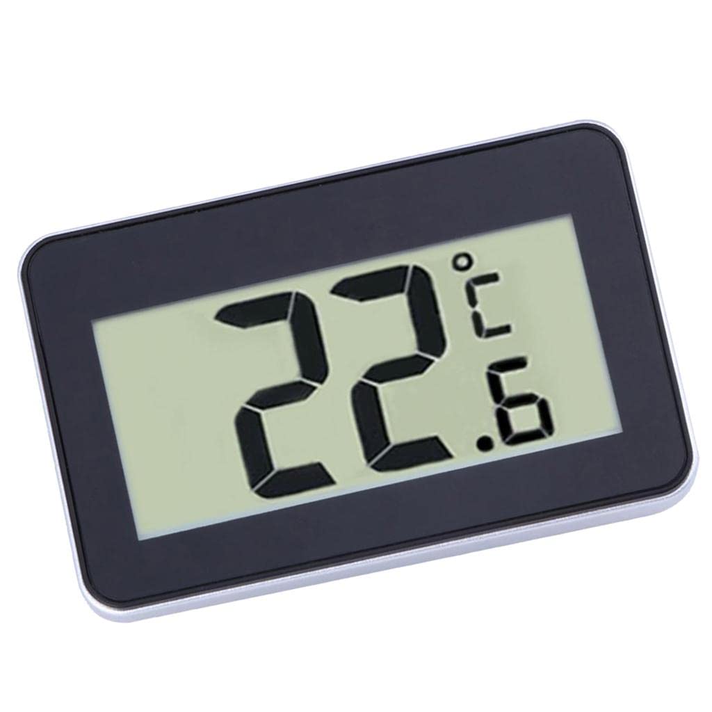 CLUB BOLLYWOOD® Home Convenient Use Daily Waterproof Digital LCD Thermometer Temperature Meter W/Magnet Hook for Refrigerator Black| Kitchen, Dining & Bar |1 X Thermometer1 X User Manual-picture-25