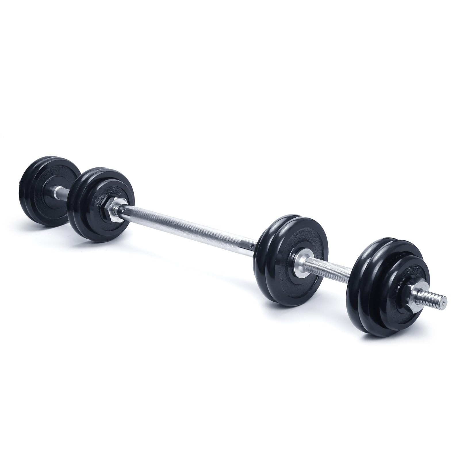 Amazon Brand - Symactive Cast Iron powdered Coated Adjustable Dumbbells with Connector 10 Kg to 50 Kg (30Kg, Black) (B0CCJNRZQS) Amazon Price History, Amazon Price Tracker