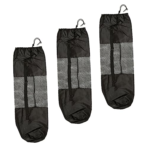 INOOMP 1set Yoga Mat Stylish Storage Pouches for Fitness Convenient Drawstring Design Capacity for Durable Wear Resistant Material for Outdoor Use 3pcs