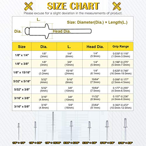 La Mejor review de Remaches para carpintería de esta semana. 18 Imagen adicional