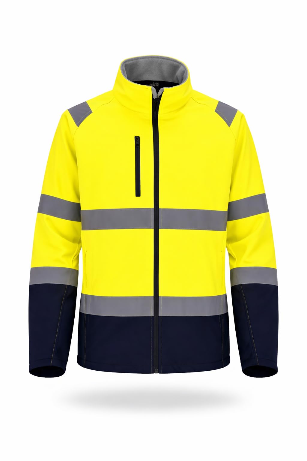 Giacca Softshell Alta Visibilità Classe 3 Personalizzata con Ricamo – Antivento, Impermeabile 8000 mm, Traspirante, Giacca da Lavoro HV Uomo Donna per Cantieri e Strada