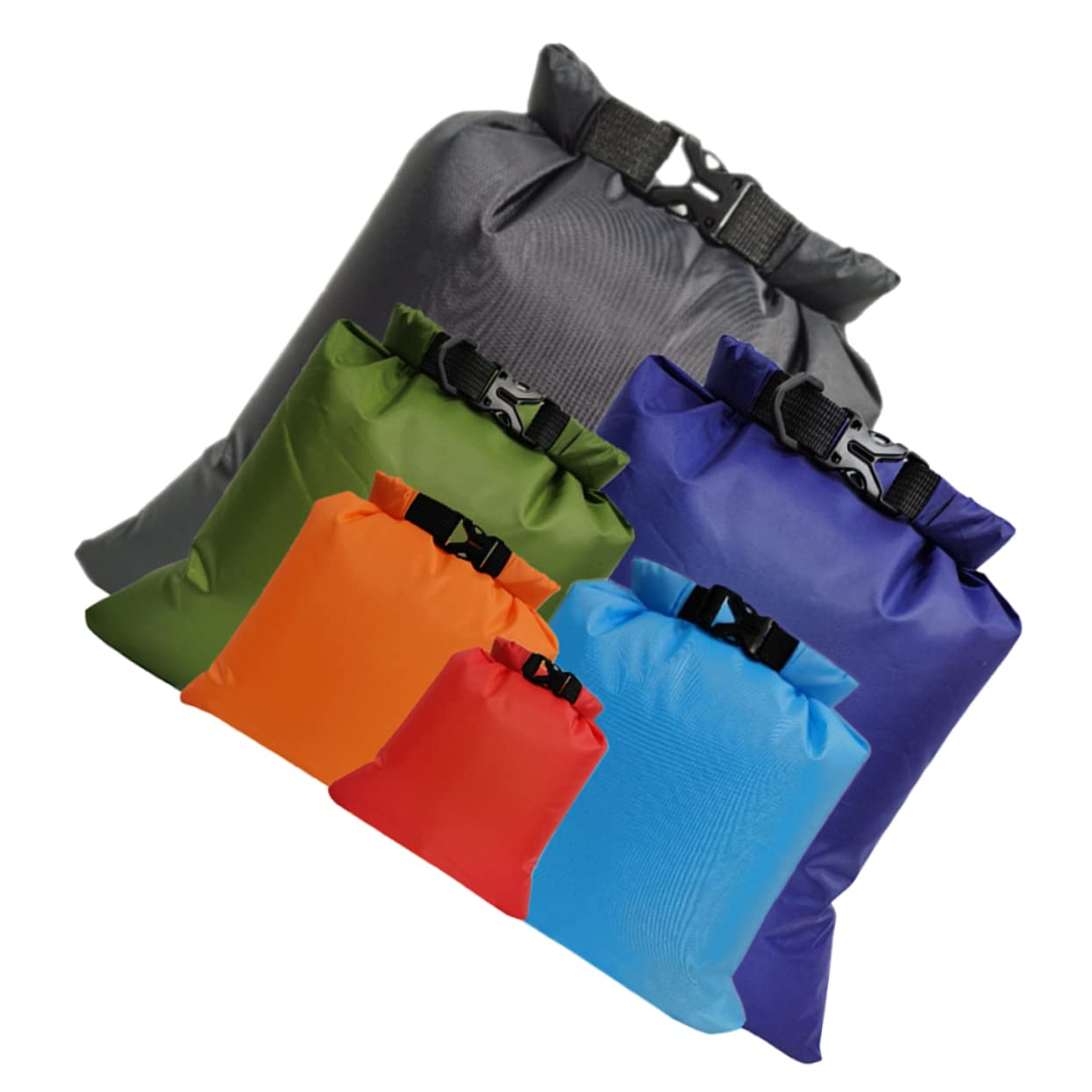 CORHAD 6Pcs Storage Bags Multi Function Dry Bags for Outdoor Activities Lightweight and Durable for Backpacking Gear Convenient and Space Saving Design