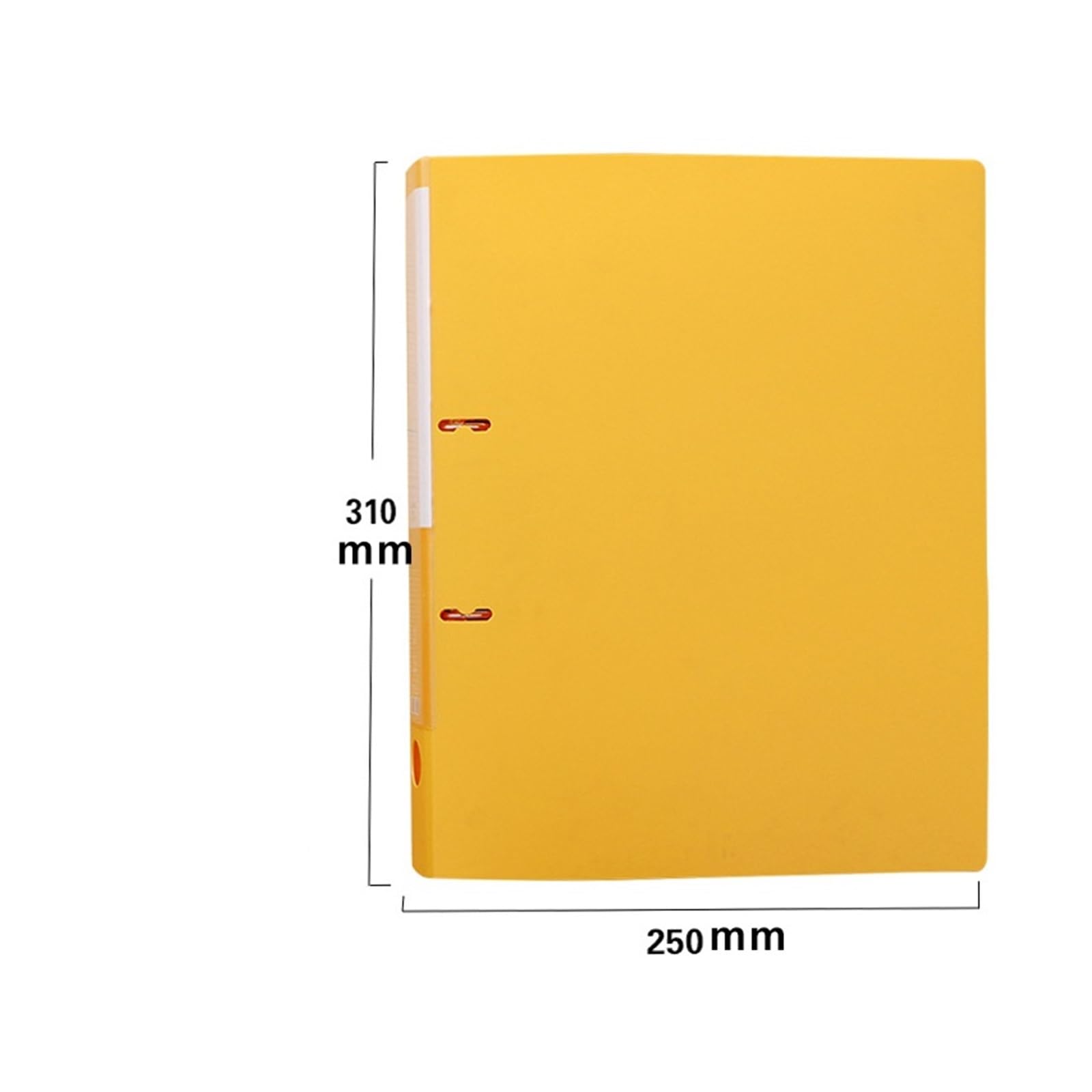 Kontoauszugsordner A4 Lever Arch File ABS on Board 30mm (1.18") Spine Pull Stationery Document Storage Assorted Bright Colours(2PCS)(Orange)
