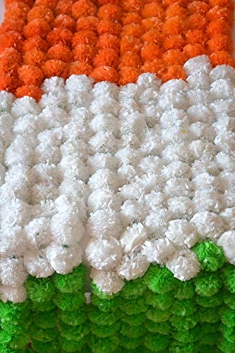 SAMJHI Premium Handmade Marigold Flower Garland for Decoration (T...