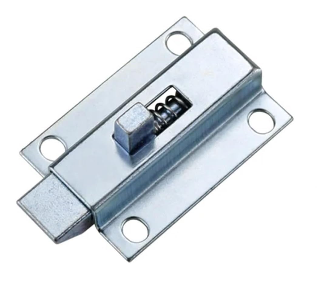 Hebilla de Puerta, Venta Directa Pasadores de Puerta de Hierro Pernos de Puerta Hebillas de Puerta Pasadores de extensión de Resorte for Interiores Bisagras de Hierro(Front)