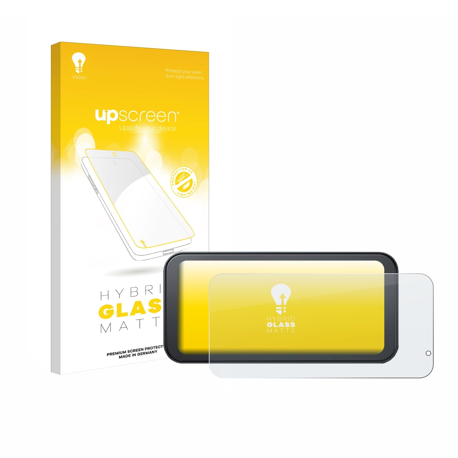 upscreenMatte Screen Protector Glass Film compatible with Lamto Motorrad Carplay 6.25" - Anti-Glare, Anti-Fingerprint, 9H Glass Protection