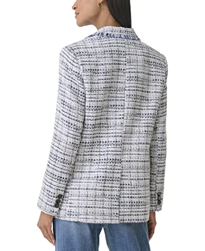 Karl Lagerfeld Paris Women's Tweed Long Sleeve Everyday Fashion Sport Jacket4