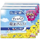 チャームナップ 【まとめ買い】 吸水さらフィ 女性用 15cc 少量用 昼用ナプキンサイズ 19cm【軽い尿もれの方】198枚(66枚×3パック)