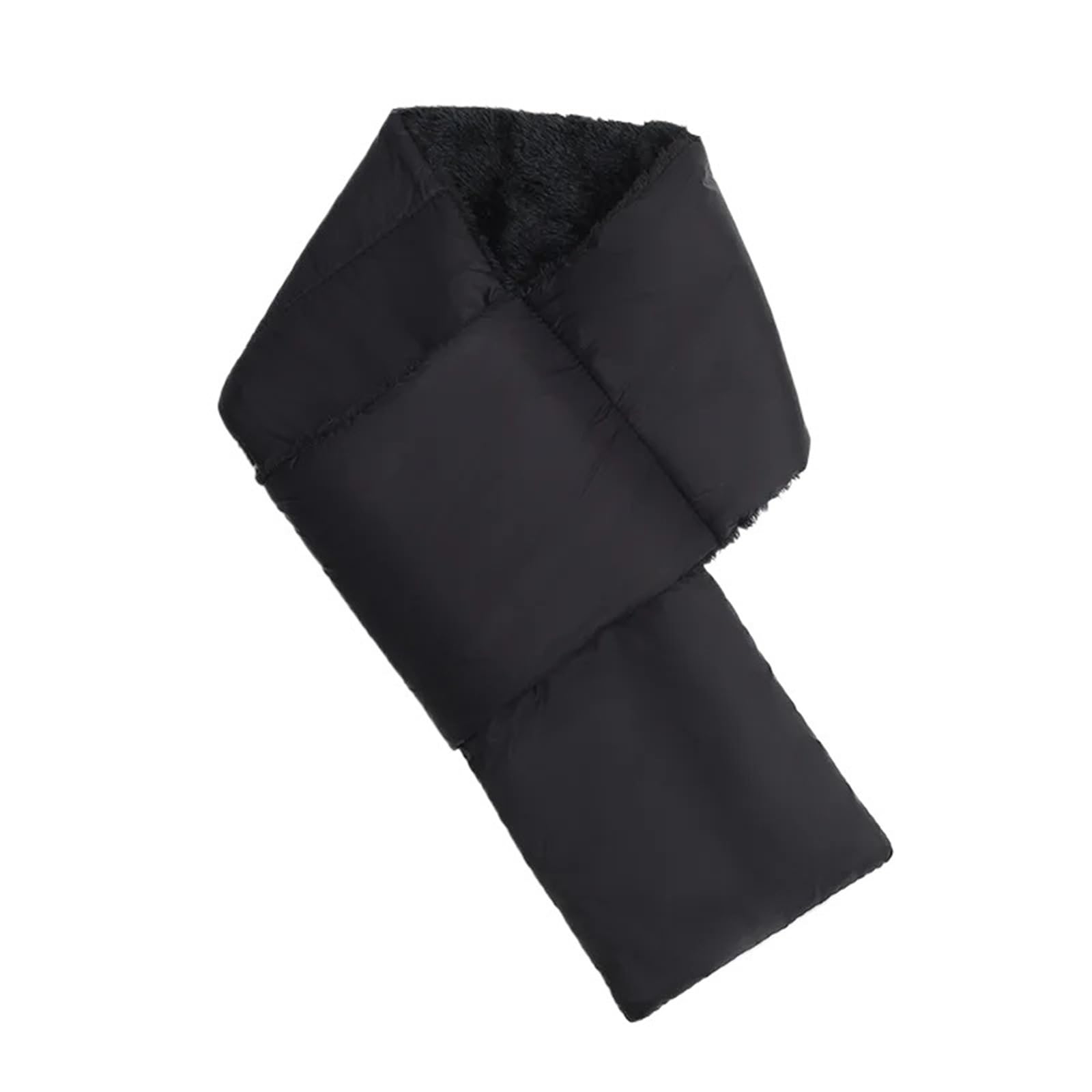 3-teiliger Winterschal for Damen und Herren, mit Daunen, Federn, Fleece gefüttert, Schal, dicker Plüsch, Halswärmer, winddicht, for kaltes Wetter, Modeaccessoire Für Camping, Wandern