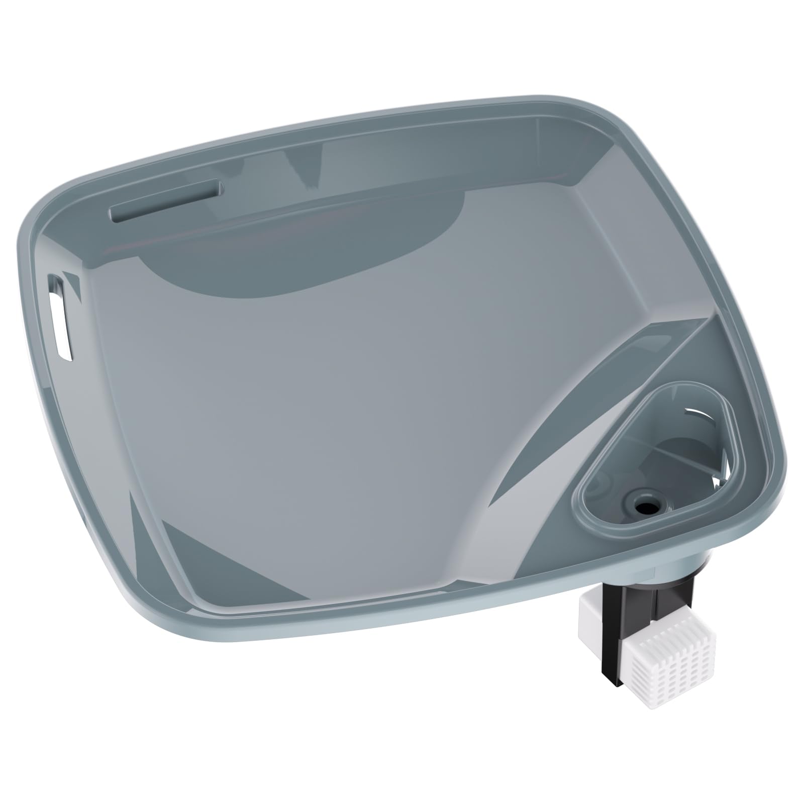 Kittyspout Fontana per cani copertura senza fili + pompa dell'acqua