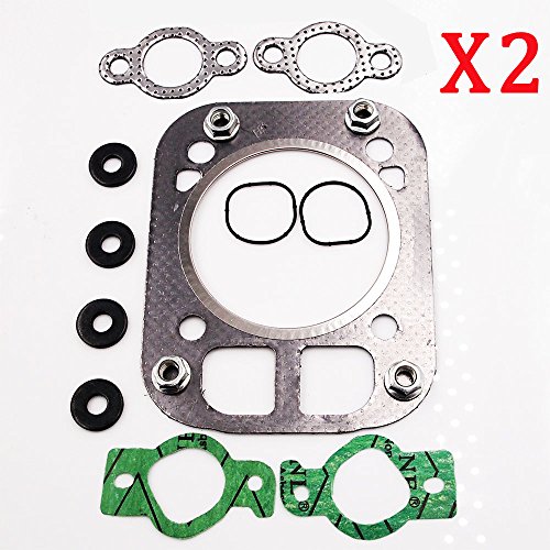 Image of 2 Pcs Head Gasket Kit Replacement for Kohler CV724 CV730 CH25 CH730 Replace 24 841 04-S, 24 041 37-S, 24 841 03-S, 24 841 04-S, 24 041 16, 24 041 32