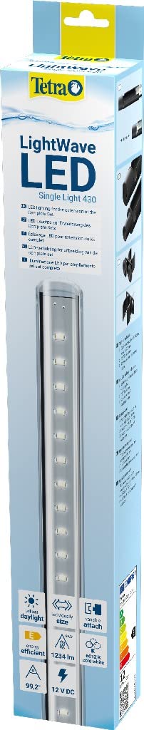 Tetra LightWave 430 Single Light - Lámpara LED de acuario para la extensión de Tetra LightWave Complet Set, 430mm
