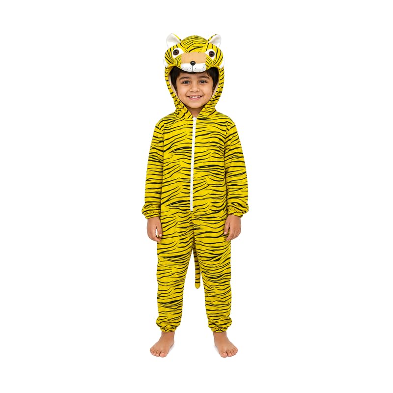 Image of Animal Costume for Kids | Plush Fancy Dress Costume for Boys & Girls |School Fancy Dress, Annual Day, Jungle Theme, Role Play, Halloween & Birthday Party
