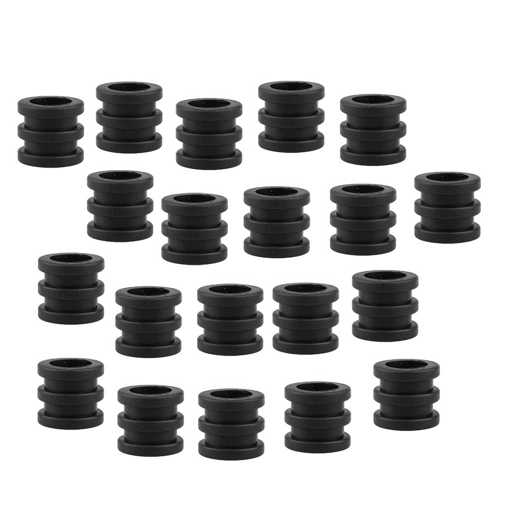 MagiDeal 20Pcs/6mm Foosball Table Rod Bumper Buffer for Table Football