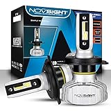 NOVSIGHT H4 LED Bombillas para Faros de 50W (25W X2)...