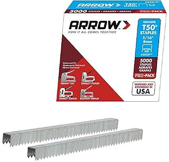 Genuine T50 5/16-Inch Staples, 5,000-Pack