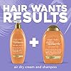 OGX-Strength-Length-Golden-Turmeric-Anti-Frizz-Air-Dry-Hair-Cream-with-Coconut-Milk-to-Nourish-Hair-Leave-In-Moisturizing-Hair-Treatment-to-Smooth-Frizzy-Hair-6-oz OGX Strength & Length + Golden Turmeric Anti-Frizz Air Dry Hair Cream with Coconut Milk to Nourish Hair, Leave-In Moisturizing Hair Treatment to Smooth Frizzy Hair, 6 oz
