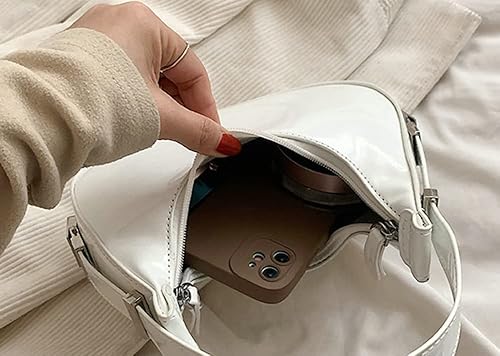 Vista 6 de Bolsos de hombro Crescent para mujer, estilo retro Y2k de los años 90, bolsos Hobo con asa superior, Y2K, bolso de mano de moda