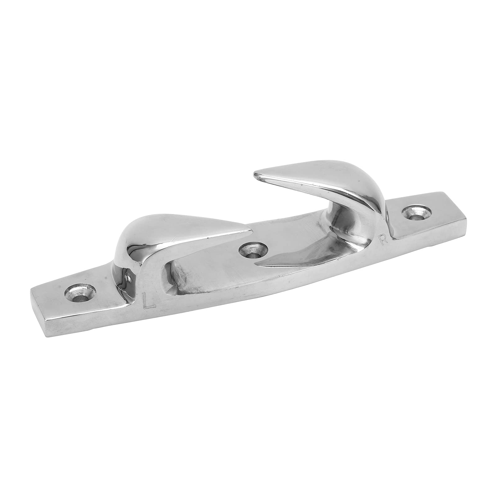 Yuecoom 155mm(6.1in) Bow Chock Cleat, Stainless Steel Bow Chocks,Heavy Duty Bow Chocks, Right Straight Bow Chock for Marine, Simple Installation, Excellent Performance