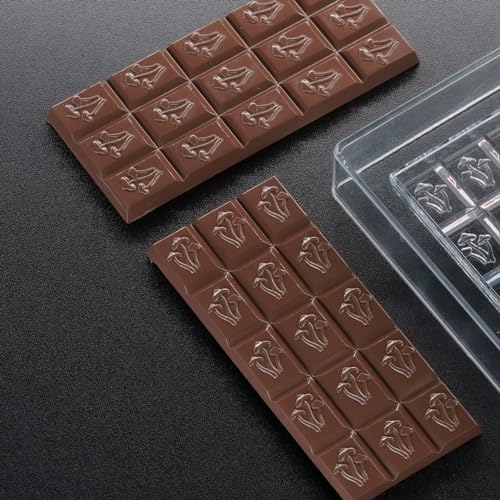 50mL Mushroom Chocolate Bar Polycarbonate Mold - 15...