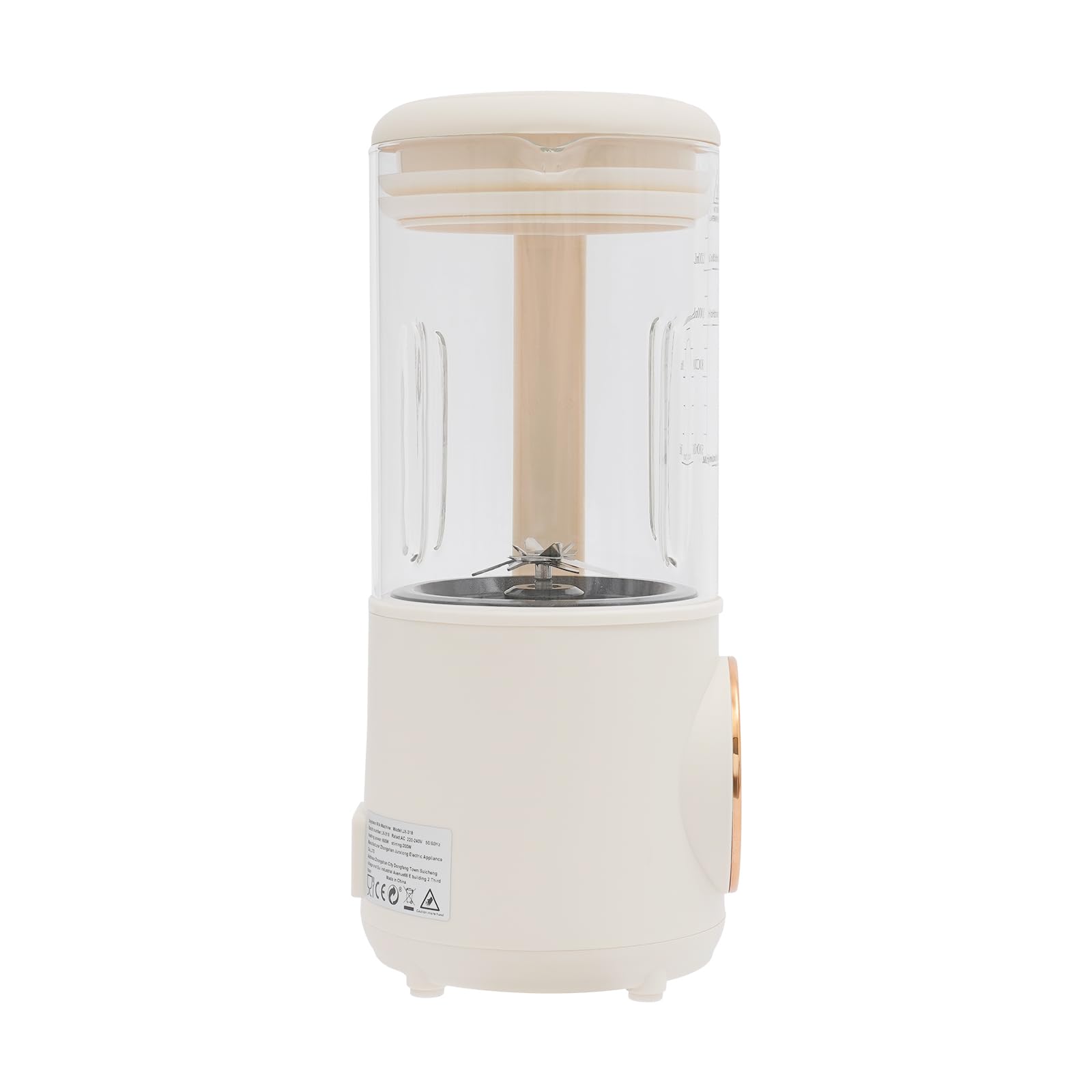 Macchina per latte di soia, 1400 ml, pulizia automatica, 800 W, multifunzione, per noci, semi di soia, cereali, 29,6 x 13 cm, in acciaio inox