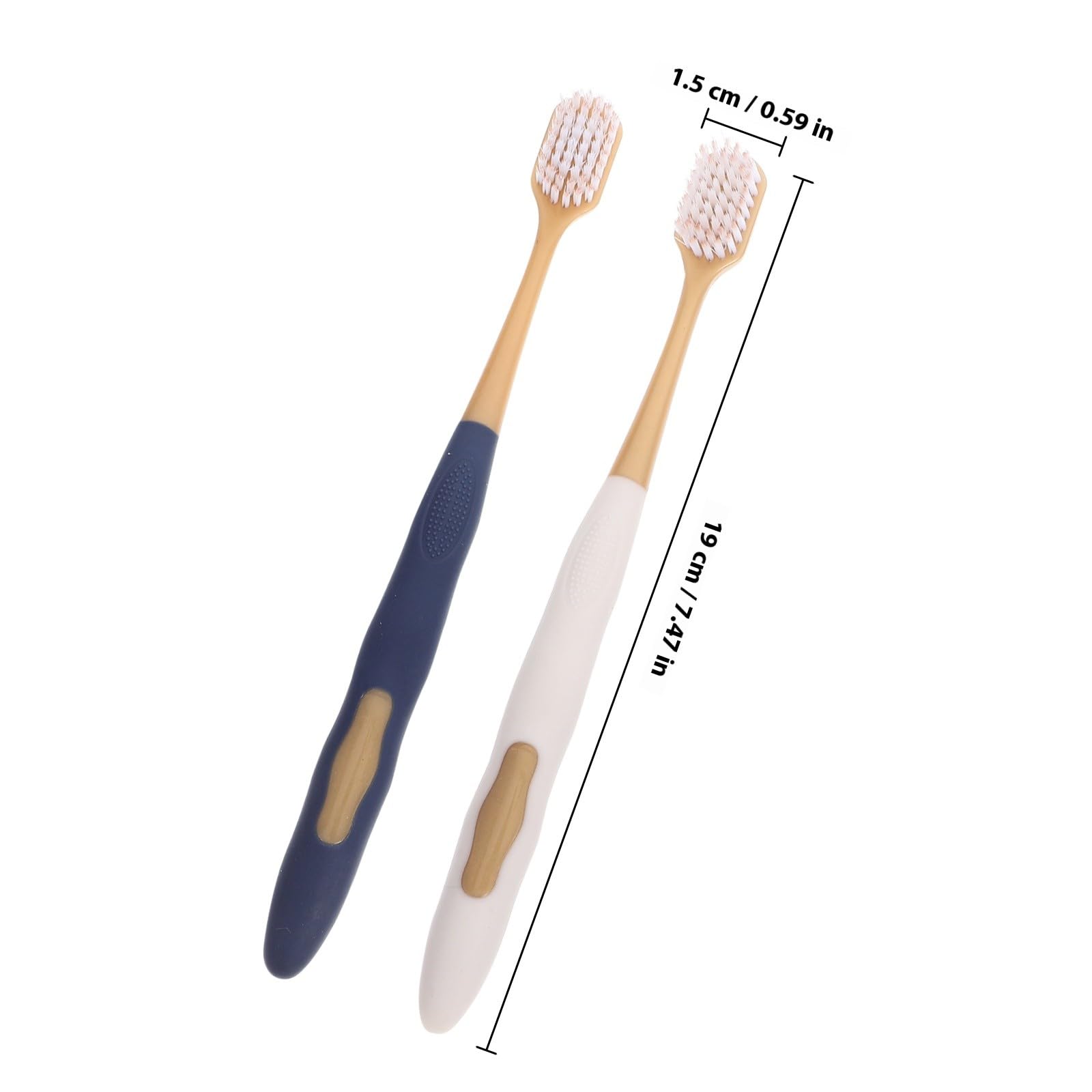 Spazzolino Manuale Testa Larga 36 Pezzi Pp Tpr Pbt | Set Adulto Morbido, Impugnatura Salda e Compatta, Formato Portatile per Viaggio e Uso Domestico