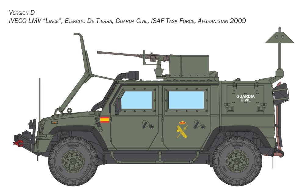 Italeri 6766 VTLM Lince, scala 1:35, Plastic Model Kit/Modello in plastica da montare