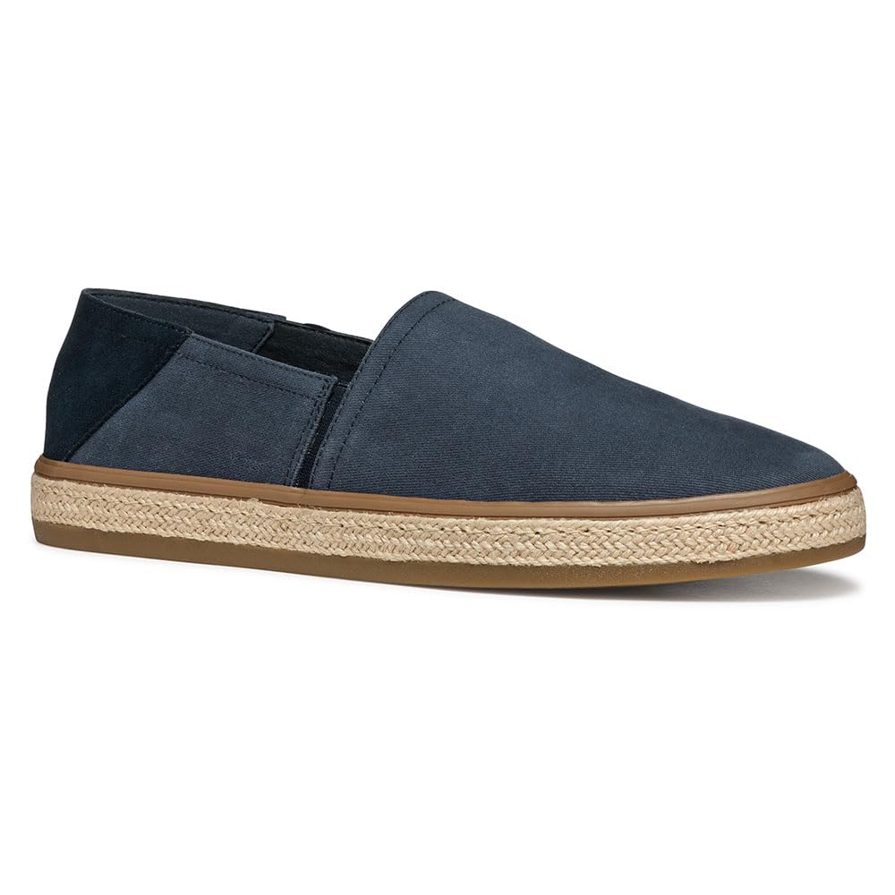 Geox Herren Navy U Pantelleria Espadrille Wedge Sandal, 45 Eu