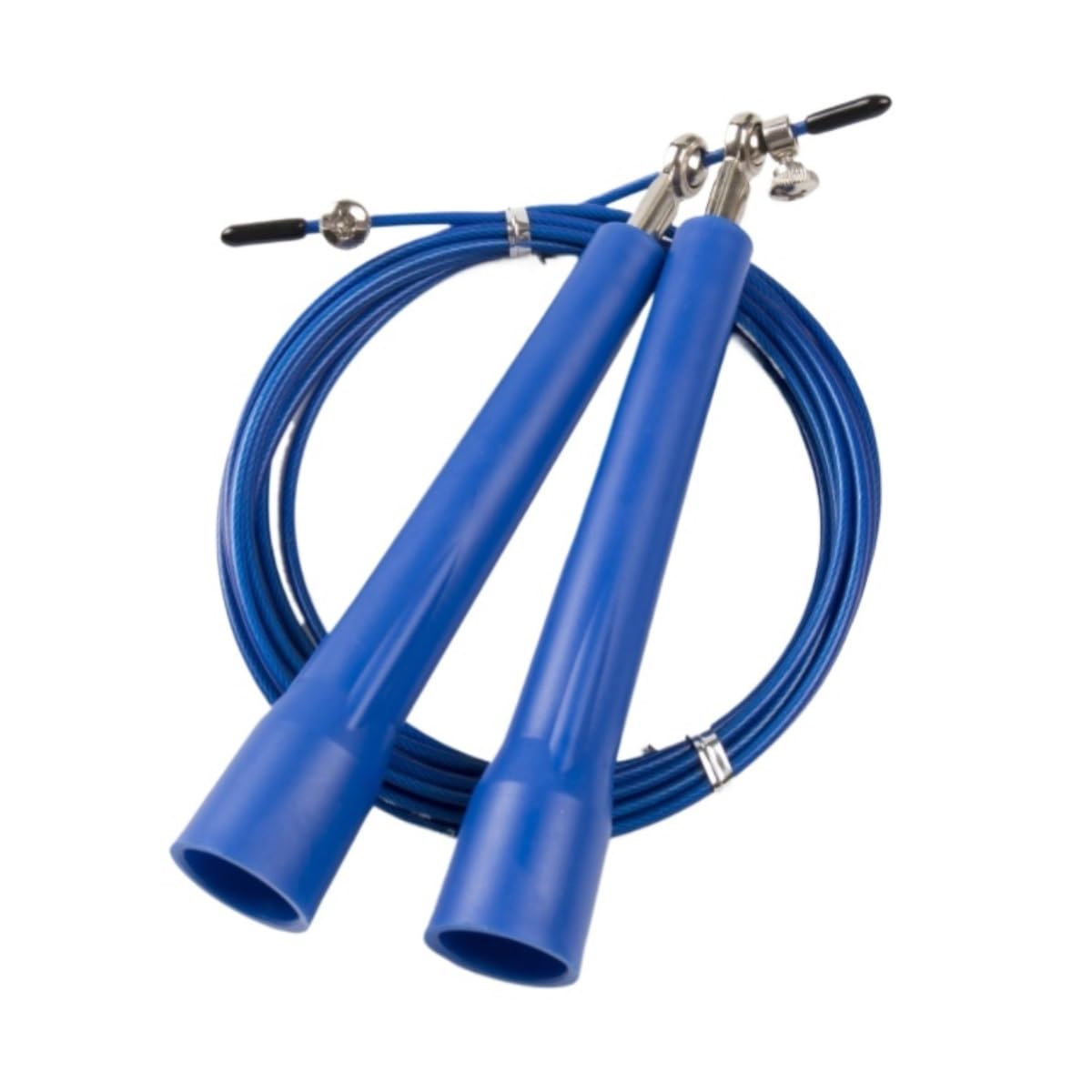 cordes à sauter pour adultes, Corde à sauter de vitesse avec fil d'entraînement physique, roulement universel, Fitness(Blue)