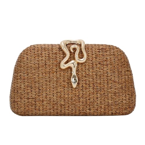 Jywmsc Bolso de Mano de paja de Verano para Mujer Bolso de Playa Tejido Bolso de Noche para Vacaciones Boda Formal 2025 Jywmsc Bolso de Mano de paja de Verano para Mujer Bolso de Playa Tejido Bolso de Noche para Vacaciones Boda Formal 2025