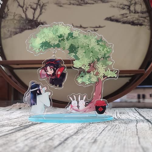 Chen Qingling Wangxian Lan Wangji, Wei Wuxian's cartoon standing brand Xiao Zhan, Wang Yibo standing brand three-piece decoration