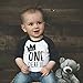 Mr One-Derful Baseball Tee Shirt for Boys 1st Birthday Shirt, Gray, 12 Months
