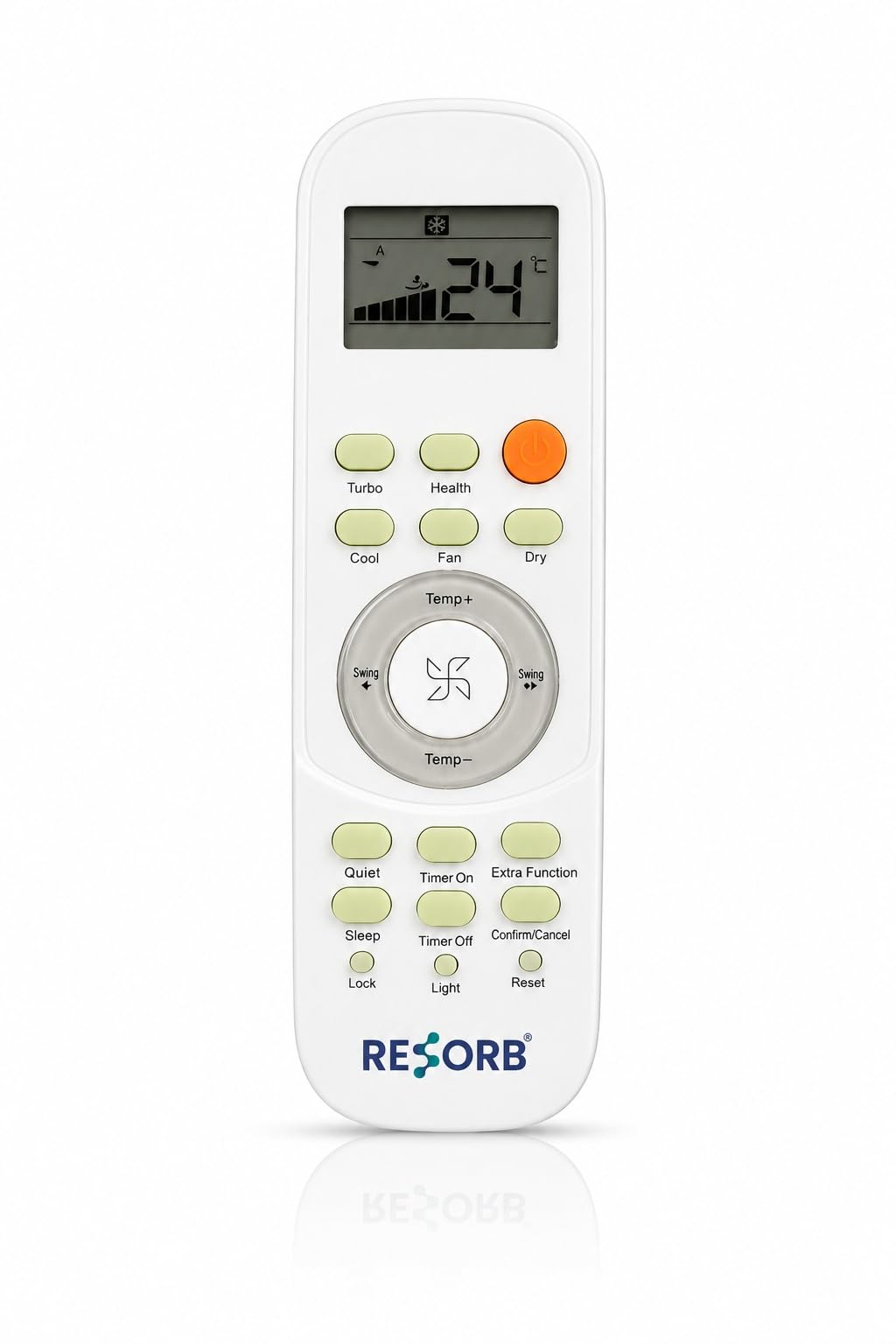 AC Remote Compatible with Haier Split & Window Air Conditioner | Turbo, Sleep, Swing, Timer Functions | White | RE 194-image-33