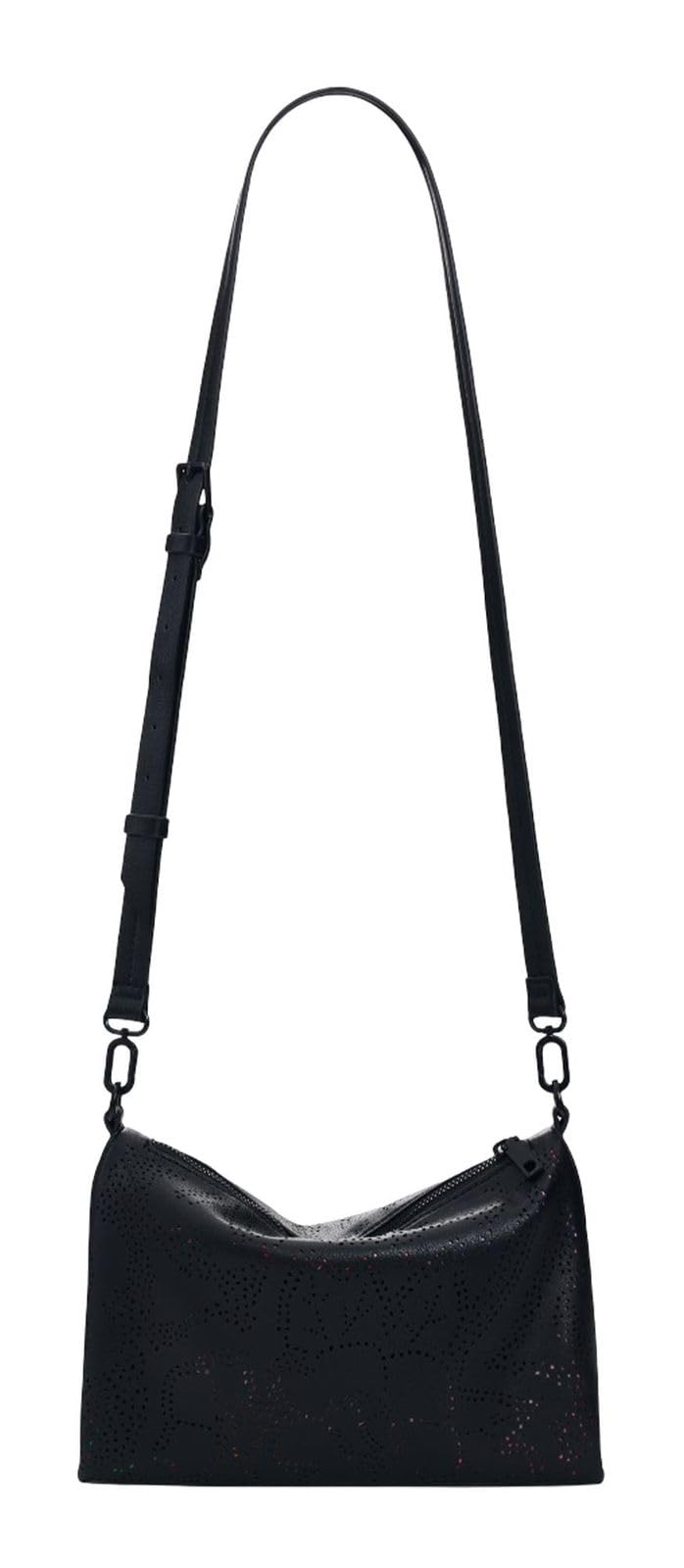Desigual bolso bandolera Paladio Crossbody Bag Black negro