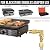 12FT RV Quick Connect Propane Hose for RV to Grill, with Elbow Adapter for 17" and 22" Blackstone Griddles, 3/8" Female Flare Propane Quick Connect Fittings for Grill Camp Chef Stove Portable Fire Pit