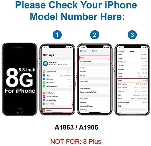 Miniatura 9 de MMOBIEL Reemplazo de cristal trasero compatible con iPhone SE 20208-4.7 pulgadas - Tapa trasera de cristal real - Incluye herramienta de apertura y