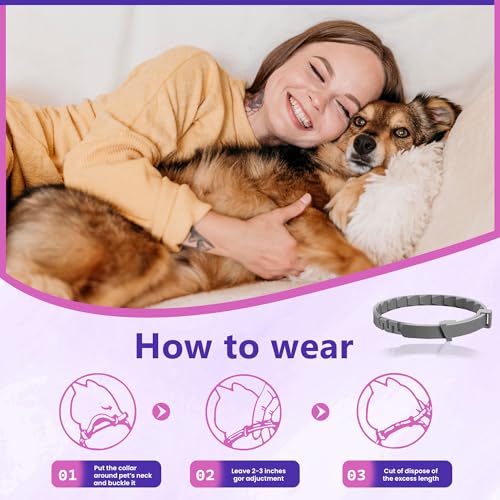Calming Collar for Dogs Relief Anxiety Stress Separation Anxiety Relief for Dogs Adaptil Bad Behavior 25 Inches Size Dog Flea Collar Flexible Adjustable Pheromones Calm, 1 Pack Calming Collar for Dogs Relief Anxiety Stress Separation Anxiety Relief for Dogs Adaptil Bad Behavior 25 Inches Size Dog Flea Collar Flexible Adjustable Pheromones Calm, 1 Pack